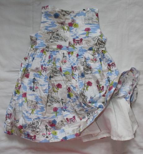 Ar162. letní šaty s růžemi 2 roky, pumpkin patch,92