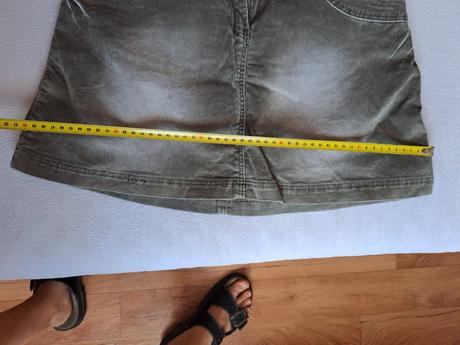 Dívčí riflová sukně s kapsami, vel. s, s