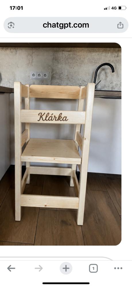 Rostoucí učící věž pro děti (montessori, 