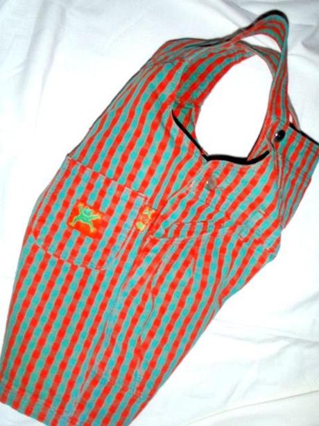 Nepřehlédnutelné oranžovotyrkysové laclíky, baby,74