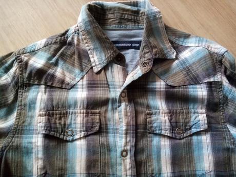 Košile, blue base,128