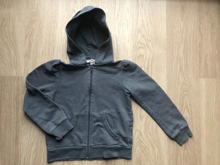 Šedá mikina/teplákovka 122-128, h&m,122