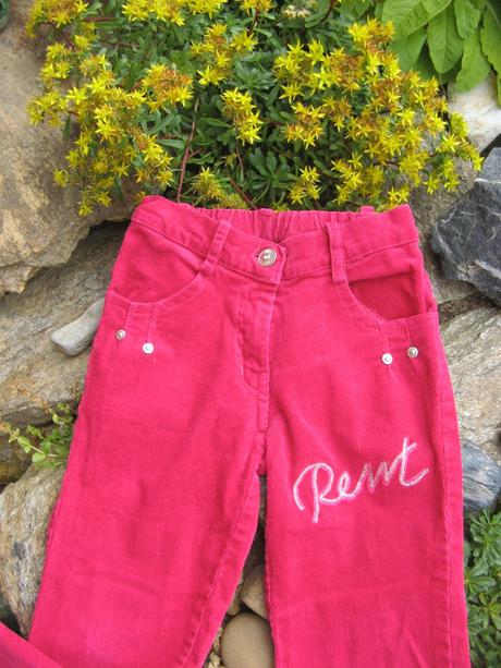 Manžestrové kalhoty-vel.110, c&a,110