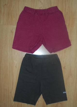 Dětské šortky vel.128 2 kusy, 128