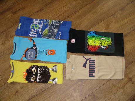 Sada triček kr.rukáv, vel.122, 122