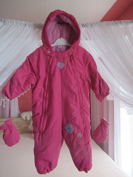 Dívčí zimní kombinéza vel. 80-86 - u.k., 80