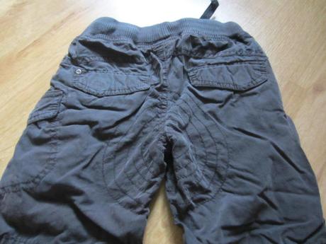 Teplé podšité zateplené kalhoty, zara,98