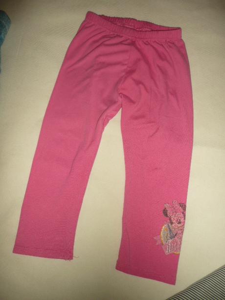 Leginy krátké 5/6 let 116 6 ks mimoni motýl minnie, disney,116