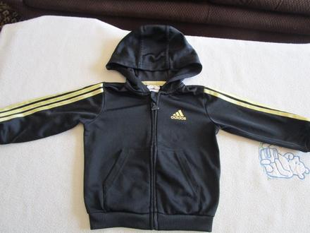 Černá sportovní bunda s kapucí zn. adidas, vel. 80, adidas,80