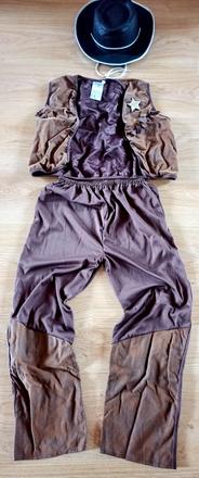 Kostým šerifa vel.122-146,