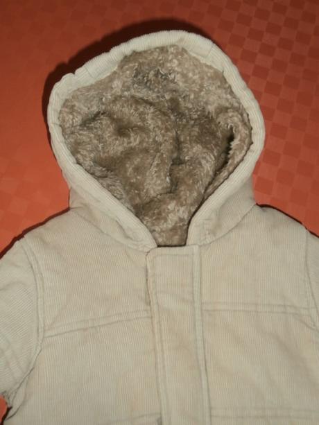 Zimní manžestrová bundička, 74