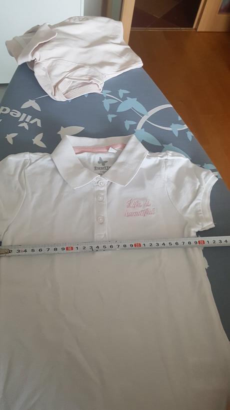 Dívčí trička 2 ks značky lupilu, velikost 110/116, lupilu,110