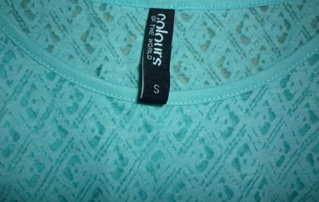 Prodám dámské tyrkysové tílko / tričko takko, takko,s