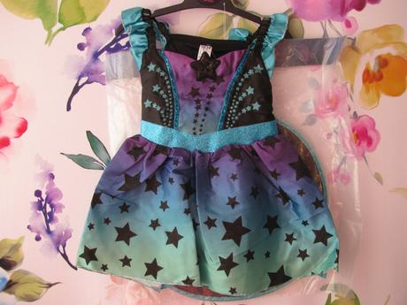 Karnevalový kostým-2 dílný, malá čarodějka,