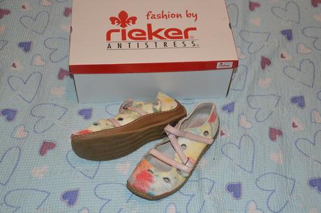 Zdravotní balerínky rieker, rieker,38