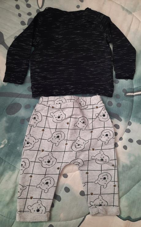 Tepláková souprava medvídek pú, c&a,74