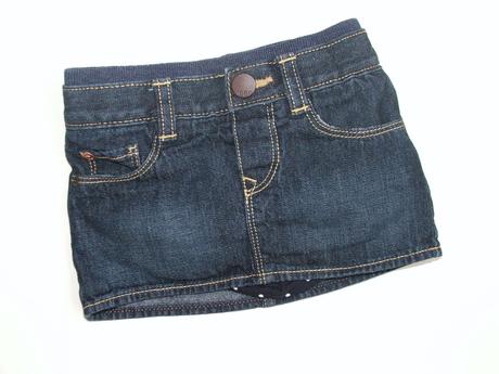 P338 riflová sukně vel. 6-12m, 80