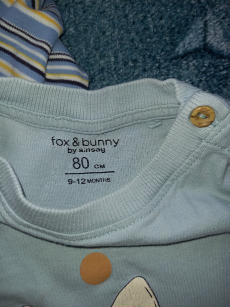 Trička, triko, fox & bunny,80