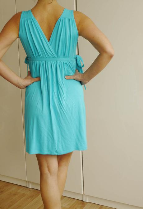 Mini saty / tunika tyrkysove barvy vel. s zara, mango,s