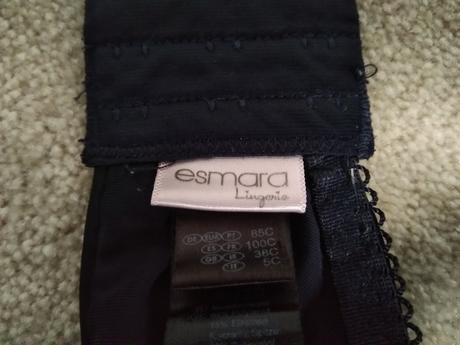 Černá těhotenská a kojící podprsenka, 85,c