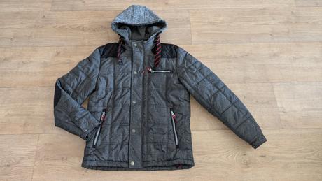 T519 teplá zimní bunda glorious vel. m délka 69 cm, glorious,m