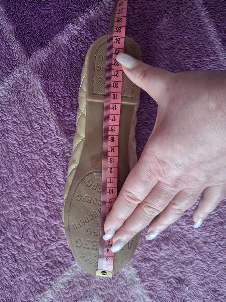 17 - béžové baleríny vel. 38 - n.o.v.é, 37 / 38