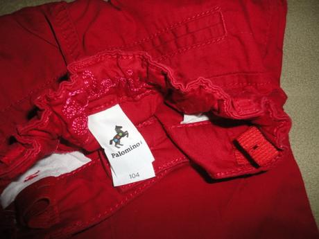 Pláťáky palomino z c+a, vel. 104, c&a,104