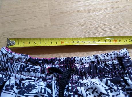 Plavky šortky černobílé komiks, rebel,98