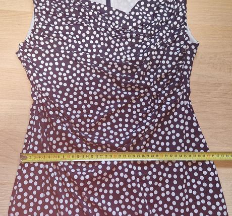 Šaty letní černobílé puntíky el eva lhotáková, 44