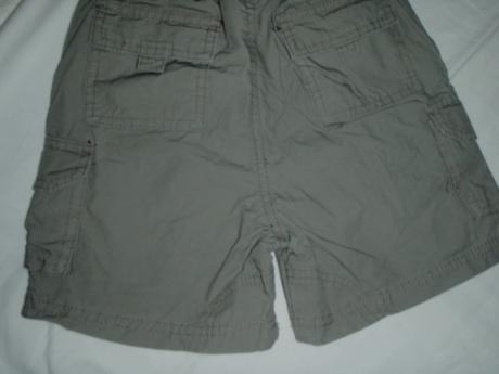 Super khaki kraťasy kapsáče + šedé tílko, cherokee,98