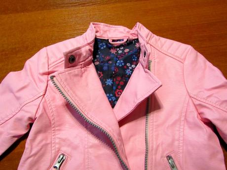Dívčí koženková bunda vel 116, 116