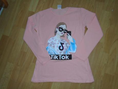 Tričko tik tok vel 152 korálky, 152