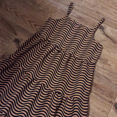 Dlouhé letní šaty s vlnkami, h&m,140