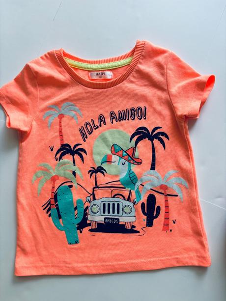 Triko neonové barvy - v.80, baby,80