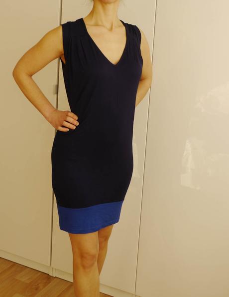 Tmave modre prilehave saty xs, xs