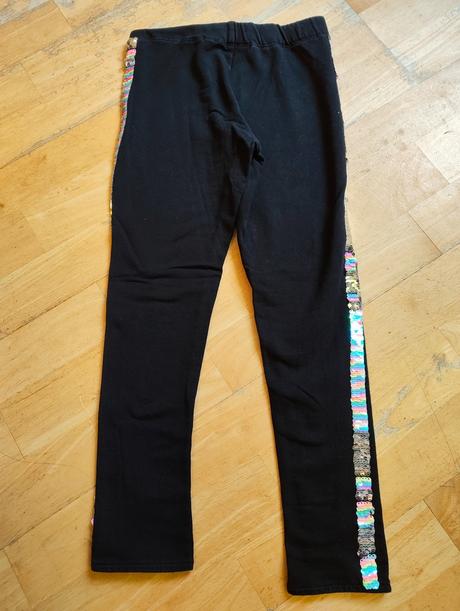 Legíny hm s úpravou pasu, h&m,140