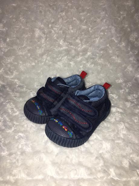 Modré plátěné boty monkey, 20