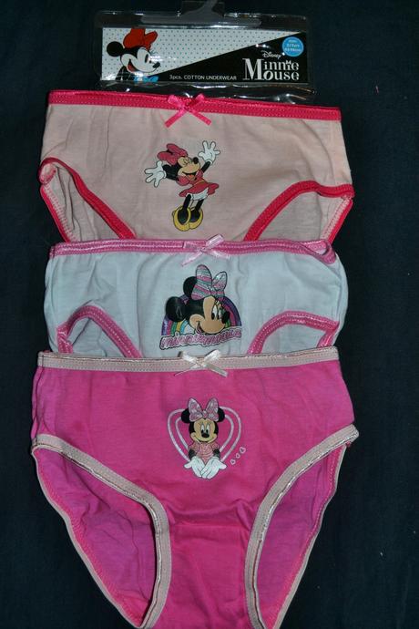 3x kalhotky minnie disney bavlněné, disney,92 - 128