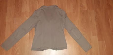 Béžové mikinové sako me&me, s