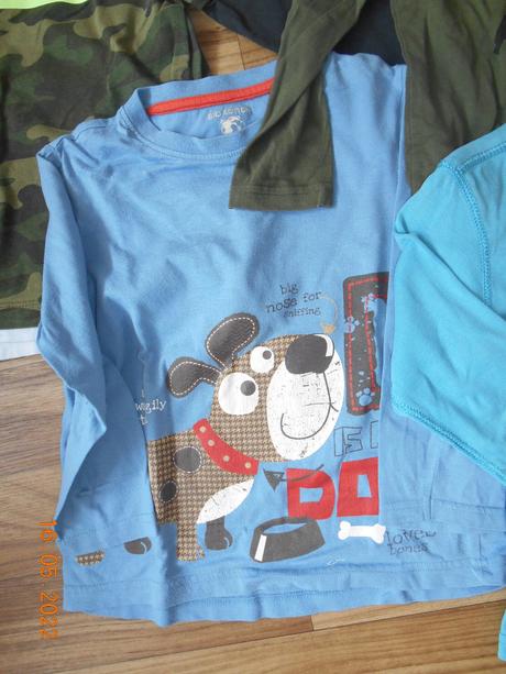 Mix triček dl rukáv - 104, h&m,104