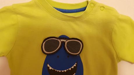 Dětské tričko s krátkým rukávem se žralokem, 80/86, 80