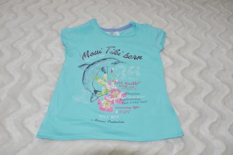 Tyrkysove tricko s delfinem, h&m,86
