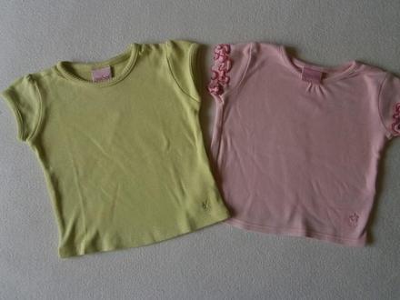2x tričko, 68–80