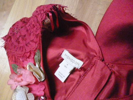 Krásné šaty monsoon vel. 6 l, monsoon,116