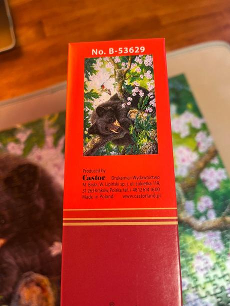 Puzzle castorland medvěd 500 dílků, 