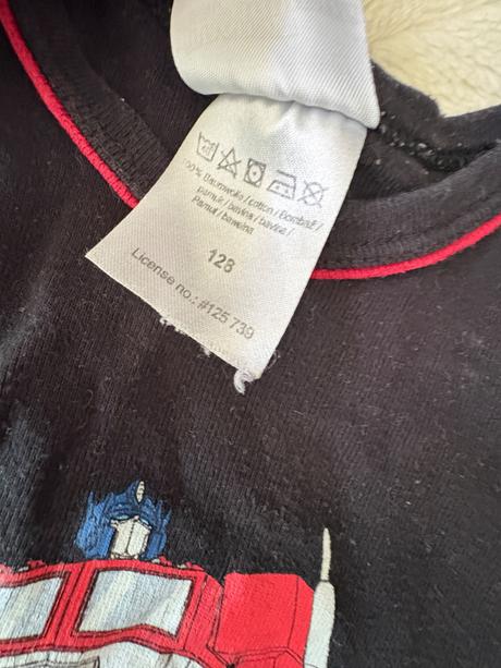 Set spodniho pradla 128 cerne transformers, 128