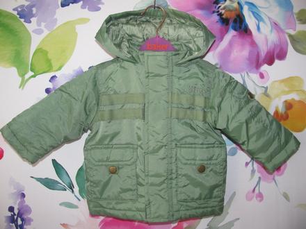 Chlapecká zimní bunda s kapucí, 68