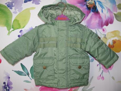 Chlapecká zimní bunda s kapucí, 68