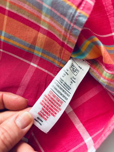 Košile - v.3/4 roky, f&f,104