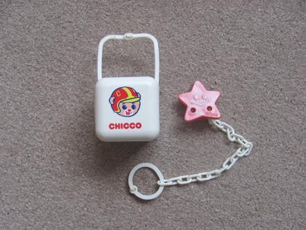 Klip a krabička na dudlík, chicco